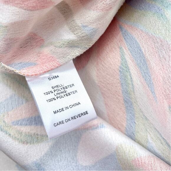 New Alexia Admor Iris Drop Shoulder Wrap Dress | Large Palm Multi 12 - Picture 7 of 11